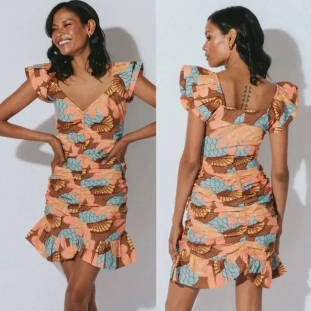 Cleobella Tiana Mini Dress in Riviera print